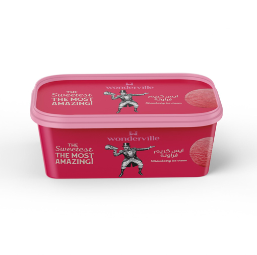 Picture of Wonderville Ice Cream Strawberry 800 ml