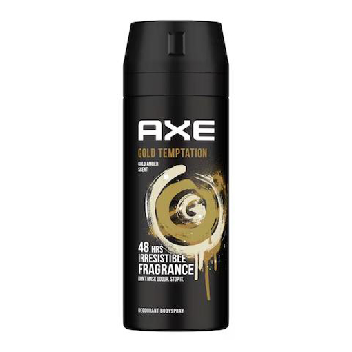 Picture of Axe Spray Gold Temptation 150 ml Dis 30 L.E