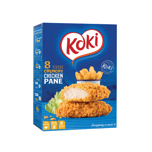 Picture of Koki Chicken Pane Formed 400 gm 8 pcs