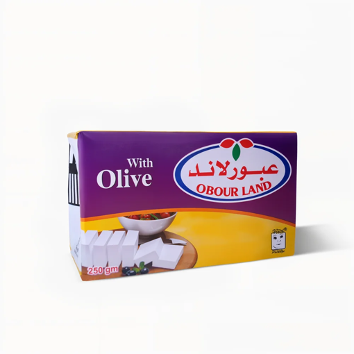Picture of Obour Land Cheese With Olives 250 gm