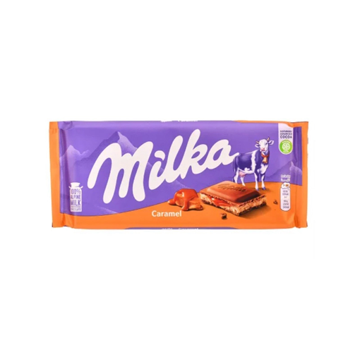 Picture of Milka Caramel Cream Chocolate 100 gm