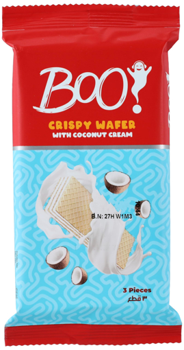Picture of Boo Crispy Wafer With Coconut Cream 3 Pcs