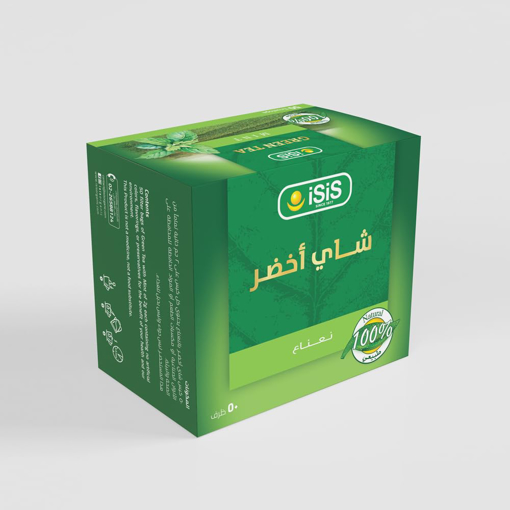Picture of Isis Green Tea With Mint 50 Bags