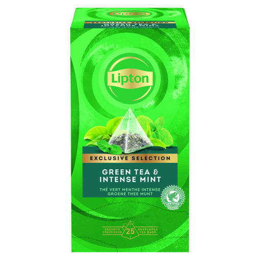 Picture of Lipton Green Tea & Intense Mint 25 Tea Bags