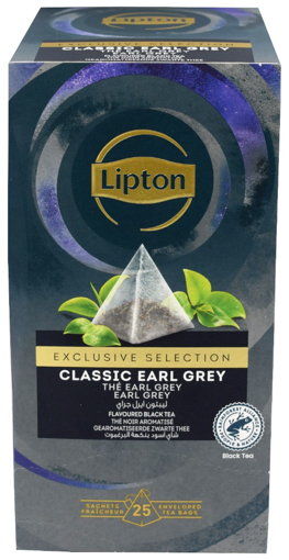 Picture of Lipton Black Tea Earl Grey 25 Tea Bags