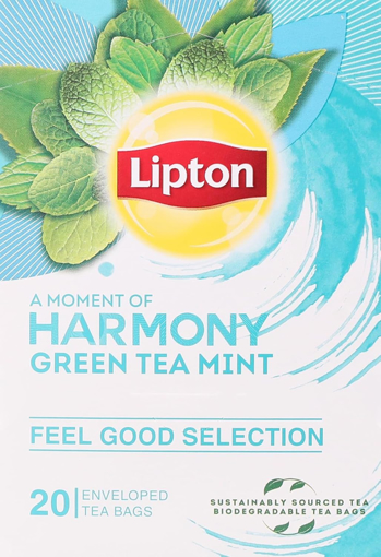 Picture of Lipton Harmony Green Tea Mint 20 Tea Bags