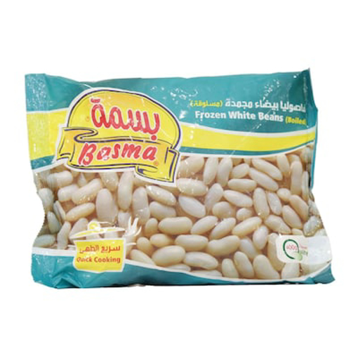 Picture of Basma Frozen White Beans (Boiled) 400gm