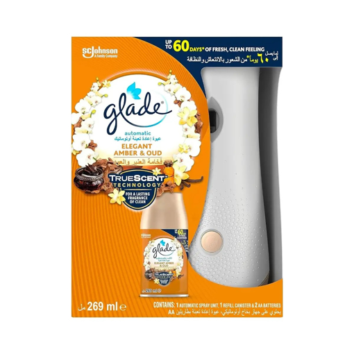 Picture of Glade Air Freshener Holder + Amber And Oud Scent