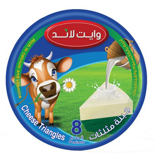 Picture of White Land Triangles CHeese Gold 8 pcs