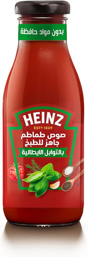 Picture of Heinz Tomato Sauce With Italian Spice Mix 295 gm