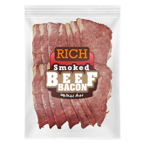 Picture of Rich Smoked Beef Bacon 250 gm