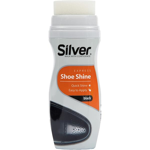 Picture of Silver Shoe Shine Black 75 ml
