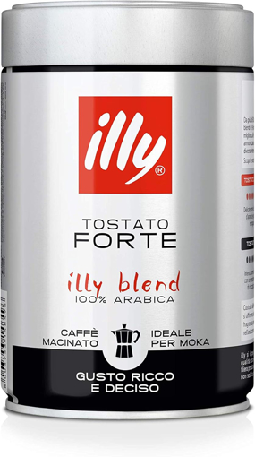 Picture of Illy Forte Moka Ground Coffee 250 gm