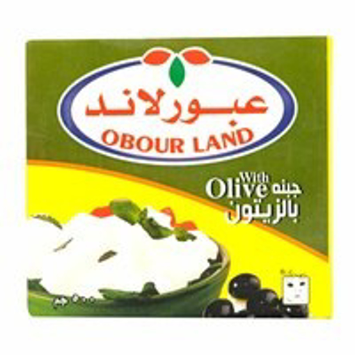 Picture of Obour Land Cheese With Olives 500 gm