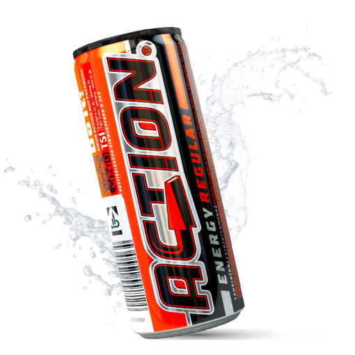 Picture of Action Energy Drink Original Flavor 250 ml