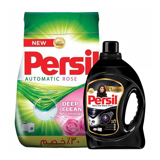 Picture of Persil Detergent 6 kg + Persil Gel 900 ml Black