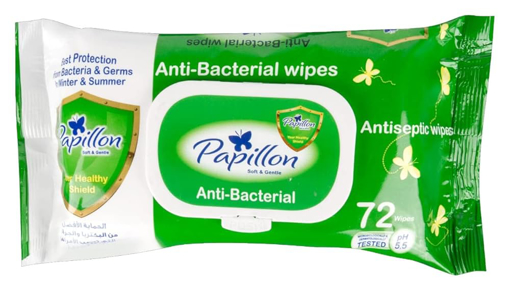 Picture of Papillon Anti-Mosquito Wipes 72 pcs + 72 pcs Free
