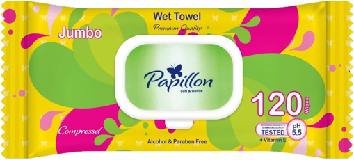 Picture of Papillon 120 Tissues + 120 Anti-Mosquito Tissue