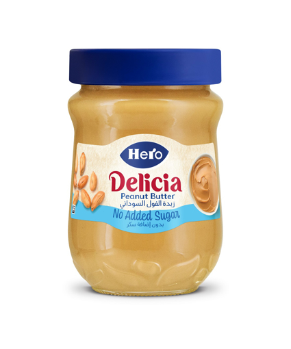 Picture of Hero Peanut Butter No Added Sugar 300 gm Dis 10 %